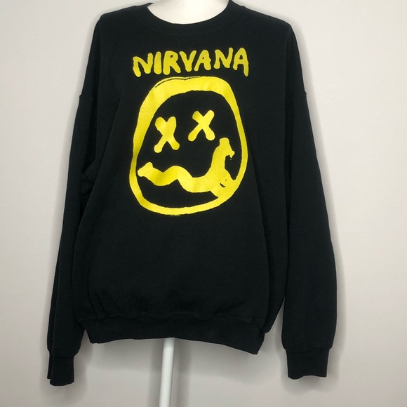 Gildan Tops - 🎶😵Nirvana Pull Over Sweatshirt XL 😵🎶